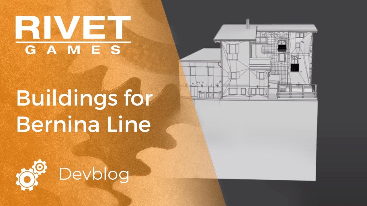 Creating iconic building assets for the Bernina Line for Train Simulator