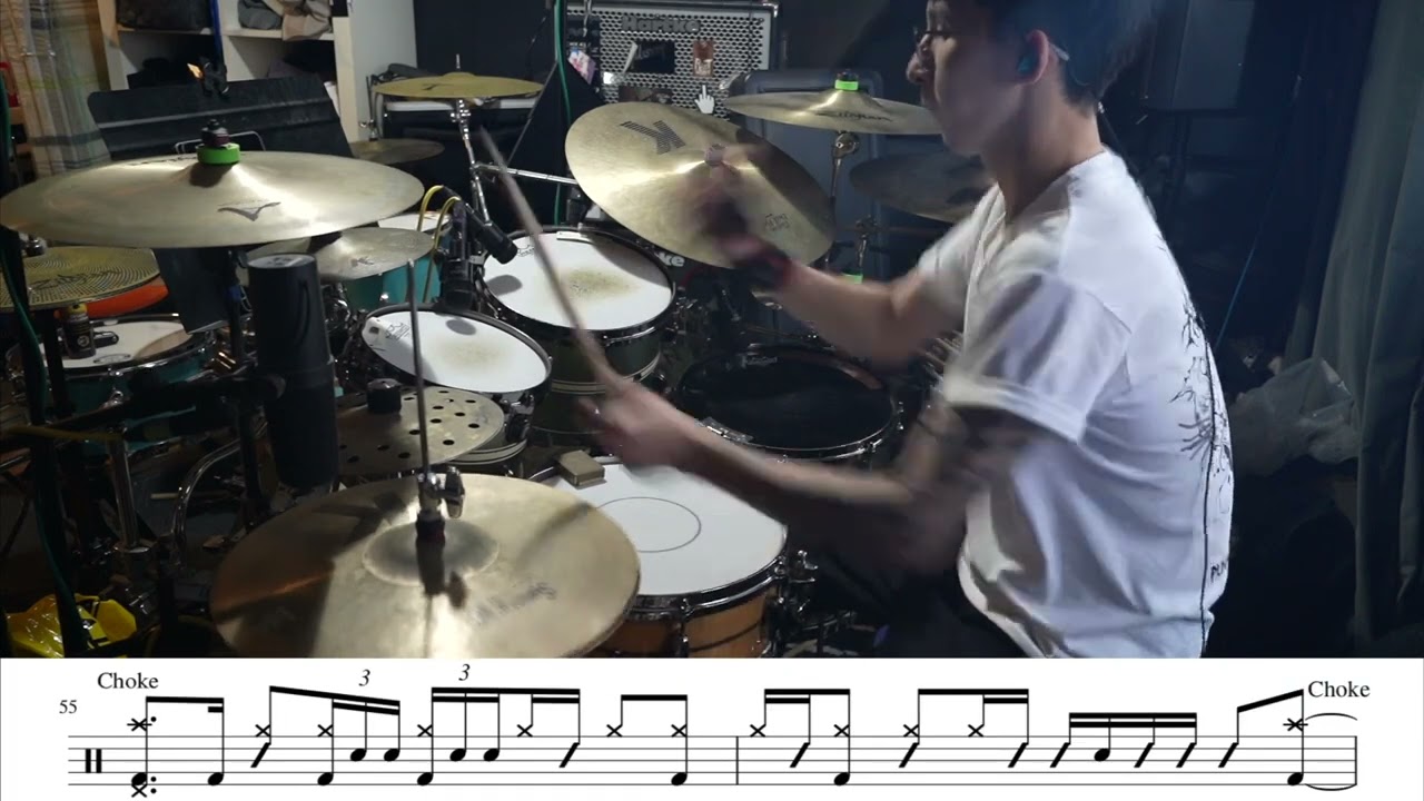ずっと真夜中でいいのに。- 勘冴えて悔しいわ (ZUTOMAYO - Kansaete Kuyashiiwa) - Drum Cover/叩いてみた
