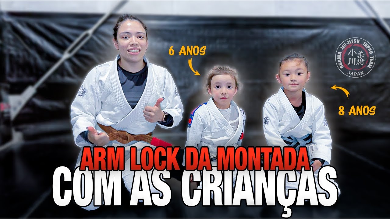 ARM LOCK DA MONTADA - JIU-JITSU KIDS  #bjj