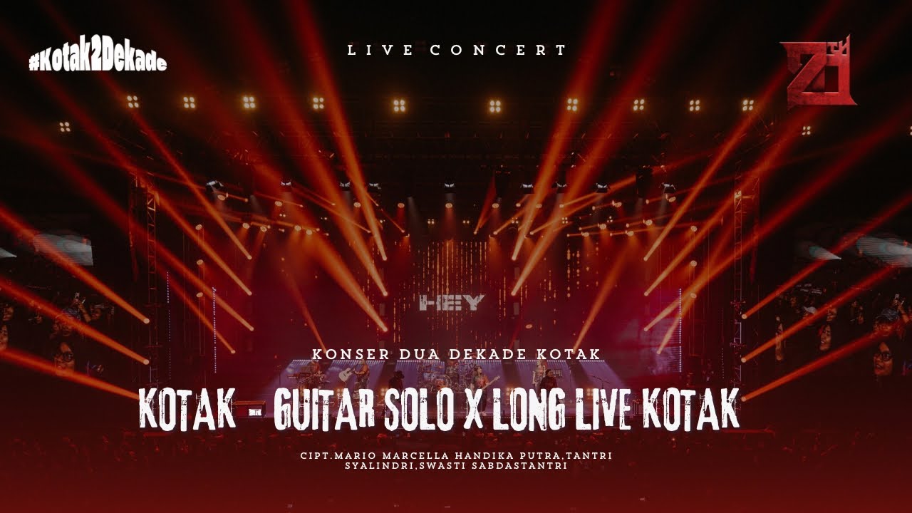KOTAK - Guitar Solo X Long Live Kotak #KonserDuaDekadeKOTAK