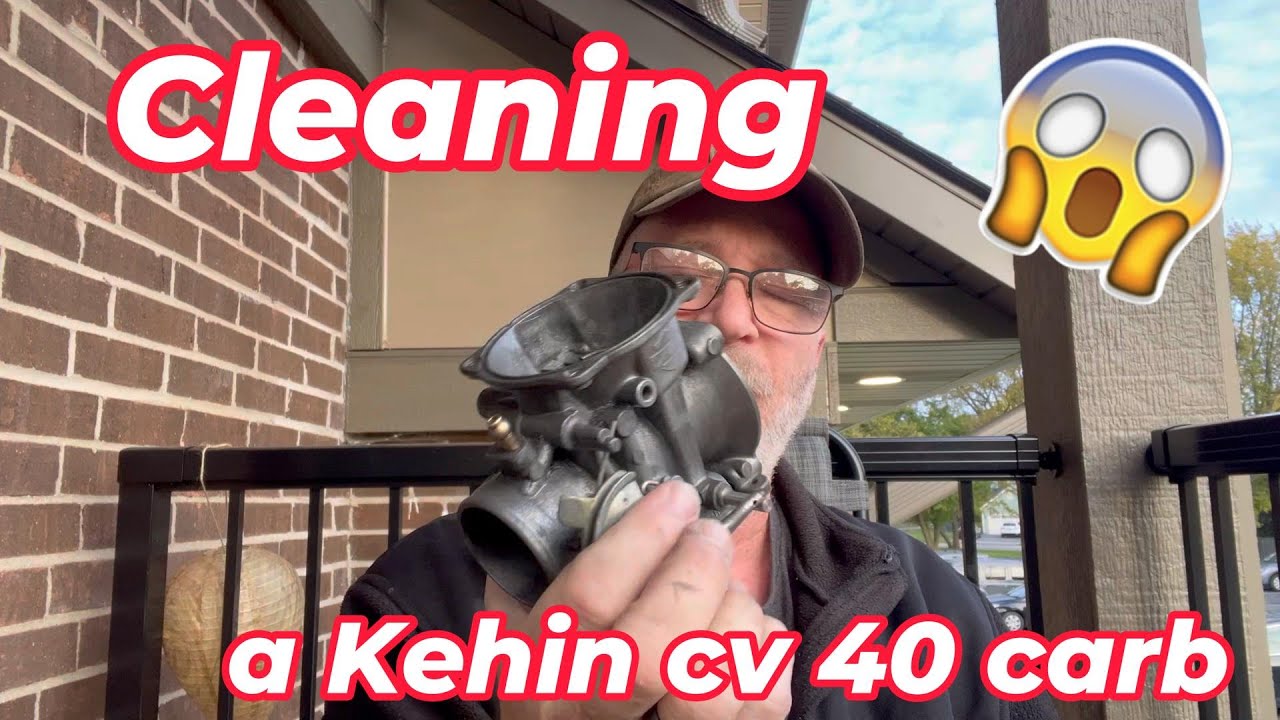 1973 Harley Sportster-FrankenHarley-Cleaning the Kehin cv40 carb
