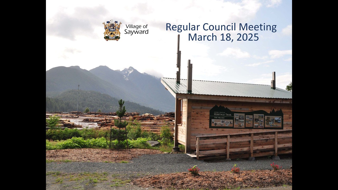 VIDEO Regular Council Meeting March 18, 2025