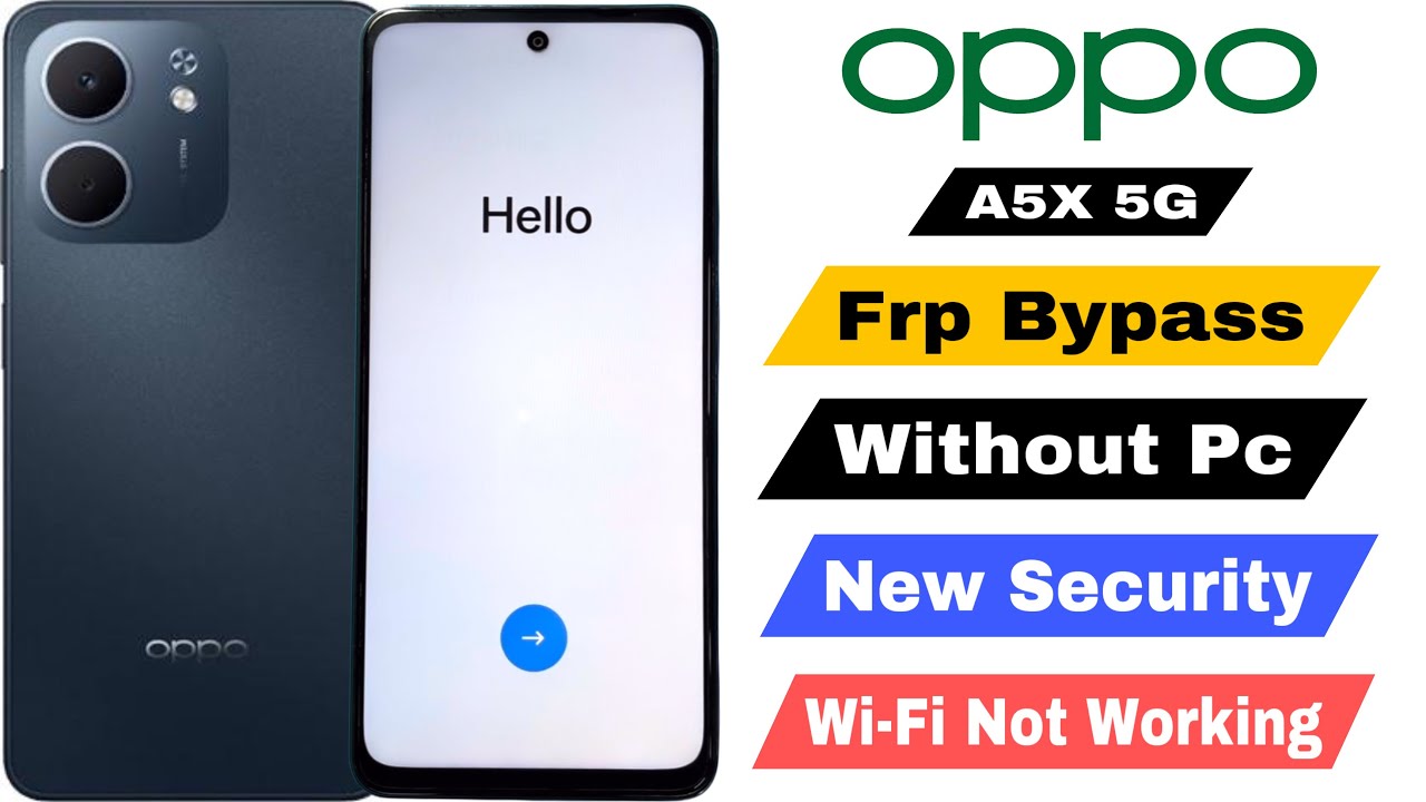 Oppo A5x Frp Bypass | Without Pc | Google Account Lock Unlock - New Security 2025