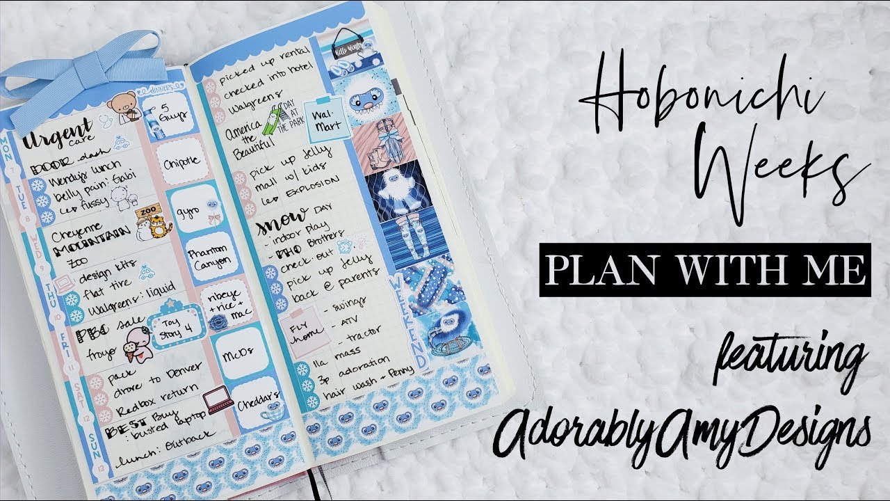 Hobonichi Weeks | Plan with Me feat. Adorably Amy Designs