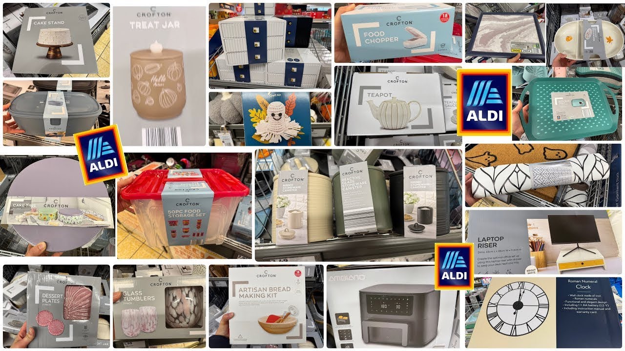 🔹ALDI🔹WHAT’S NEW IN SPECIAL BUY SECTION with PRICES 😍OCTOBER 2025🔹HOME DECOR, KITCHEN & DINING ITEMS