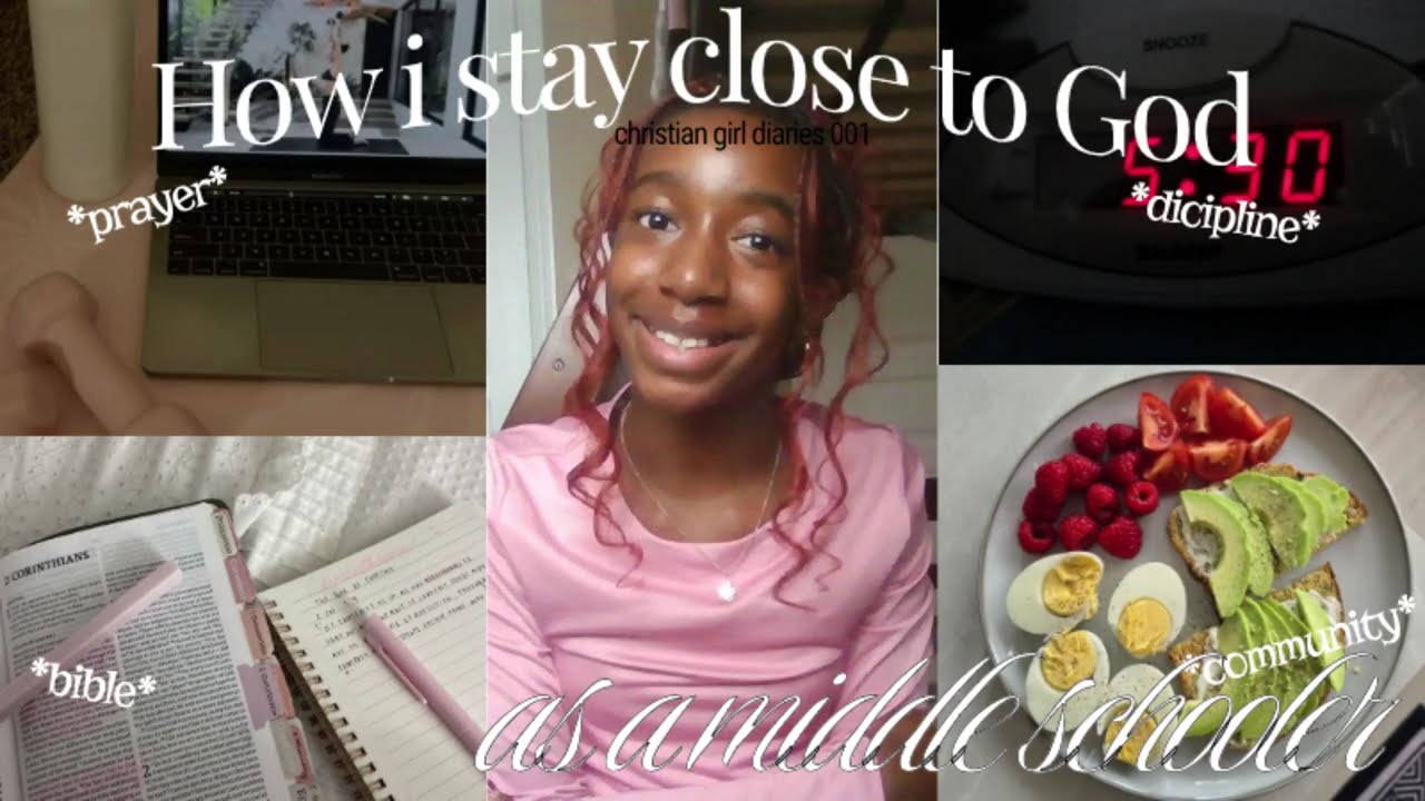 How I Stay Close To God As A Middle Schooler !!🏫 || christian girl diaries 001 ✝