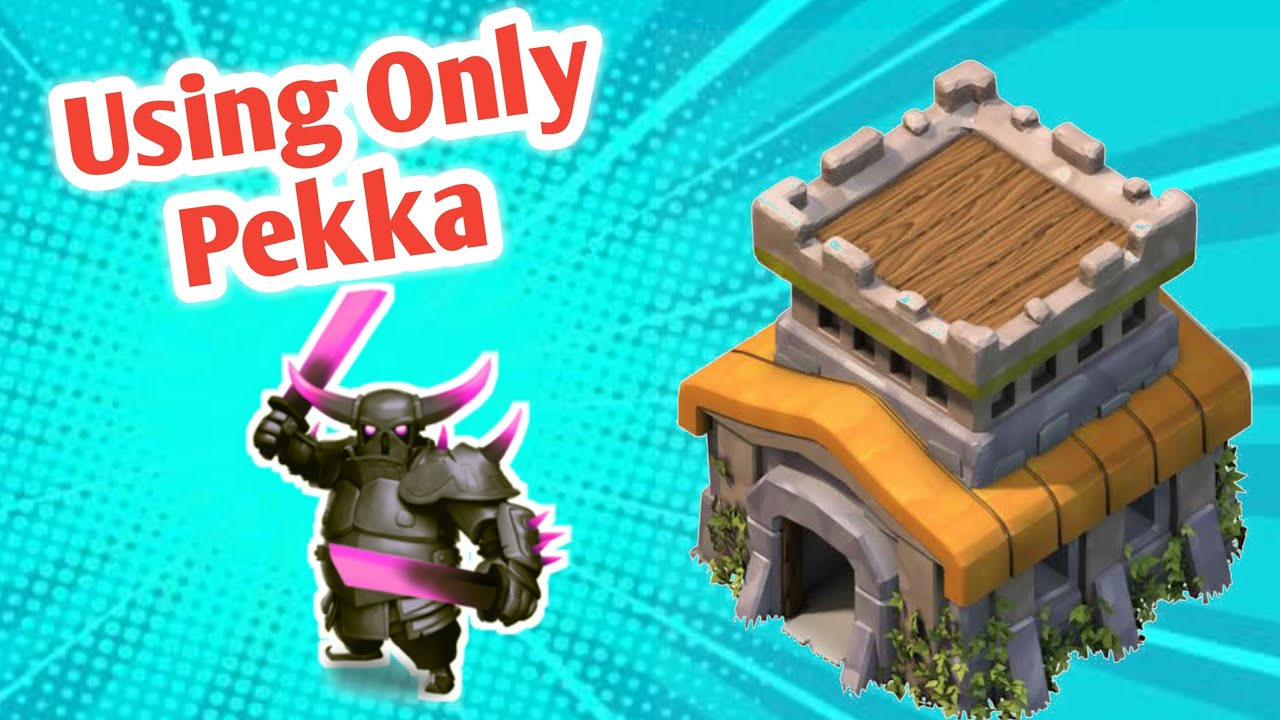 Th8 Pekka Attack | Attacking With Only Pekka On Town Hall 8 | Clash Of Clans