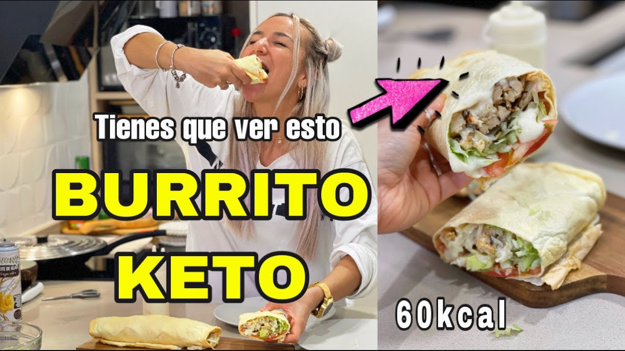 MIRA !! Burrito KETO con 1 ingrediente !! TIENES QUE VER ESTO😱🌯