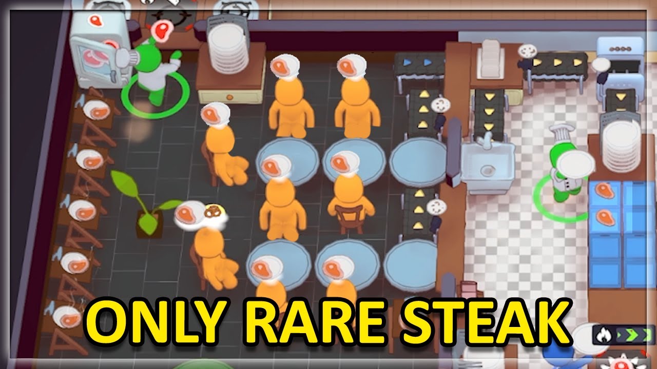 We FORCED Our Customers To Order Rare Steaks (Plateup)