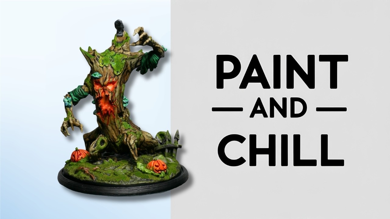 PAINT & CHILL - Fearbeast Nightmare - Batman Miniatures Game - Speedpaint Relaxing ASMR