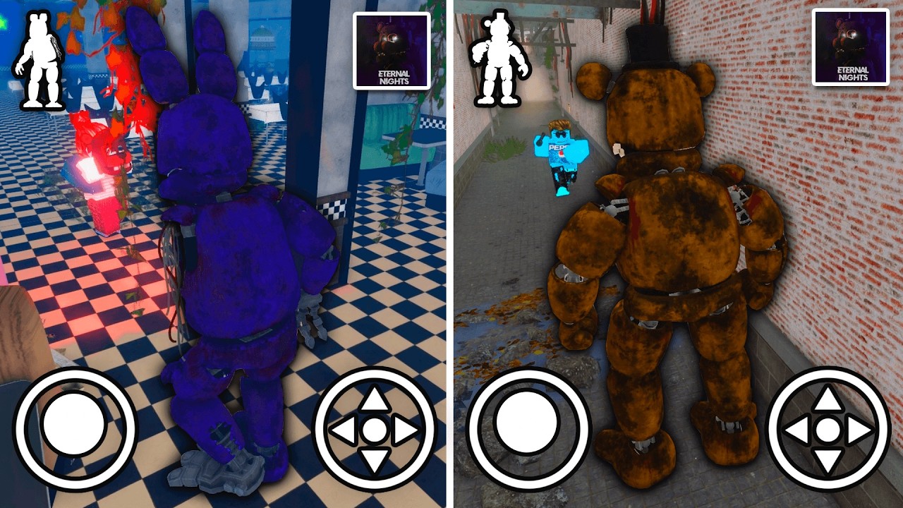 What if I BECOME BONNIE VS GOLDEN FREDDY!? - FNAF Eternal Nights | Roblox