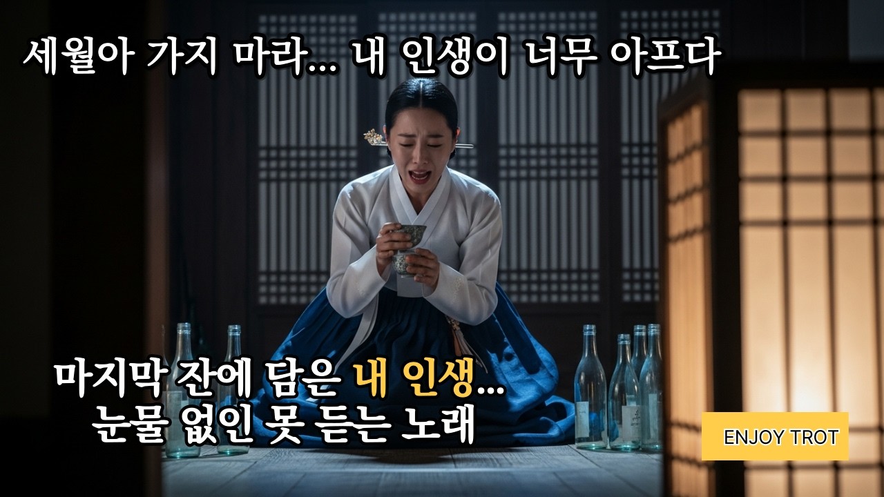 무정한 세월아 가지를 마라 - 가슴 시린 정통 트로트 (가사 포함)