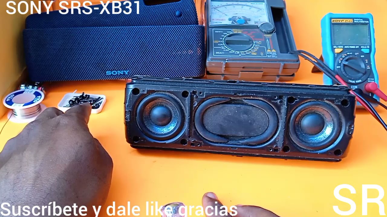 SONY SRS-XB31 no enciende fallas resuelta
