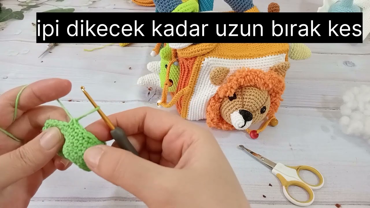Eğitici Oyuncak 6.bölüm Tutma Sapı ve halkalar #eğiticioyuncak #crochet #faitmain #handgestrickt