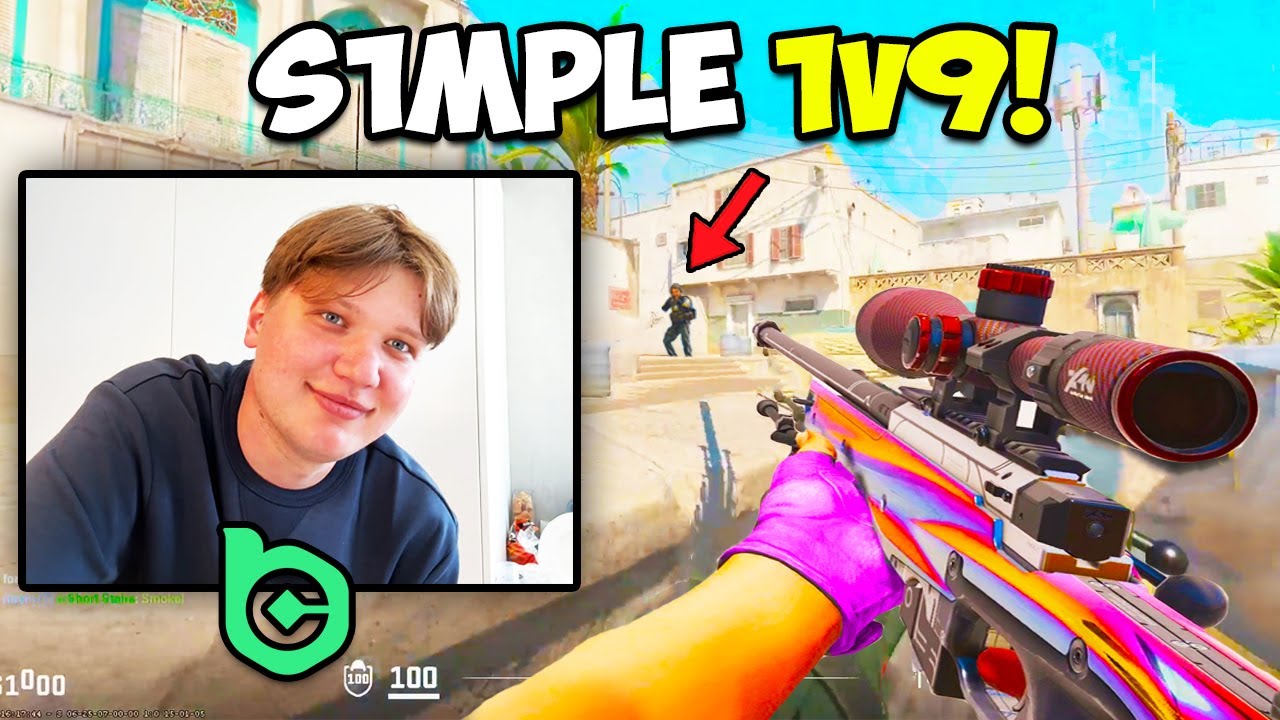 S1MPLE IS CARRYING EVERY PRO MATCH! CS2 Twitch Clips