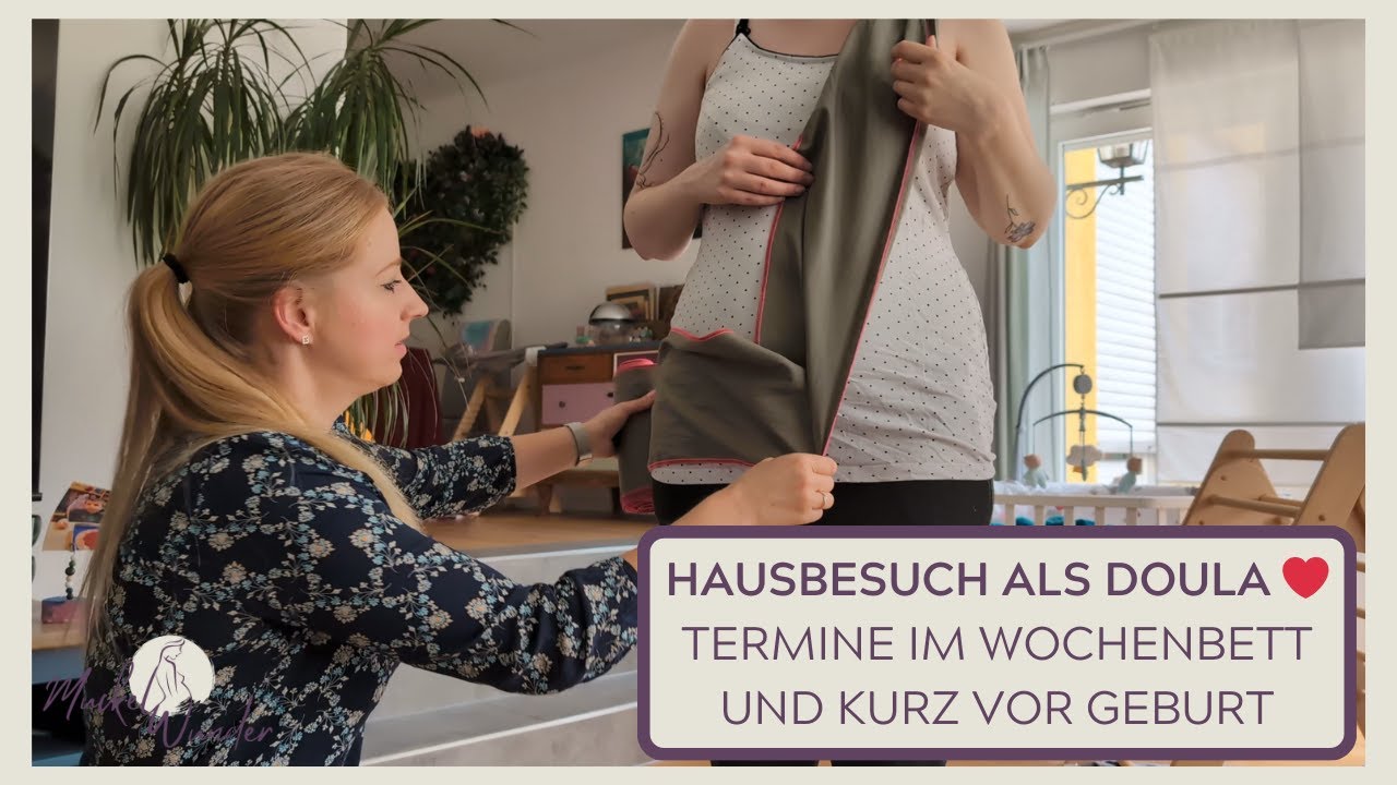 Hausbesuch als Doula ❤️ Wochenbett und kurz vor Geburt | Kliniktasche packen | Benkung Belly Binding