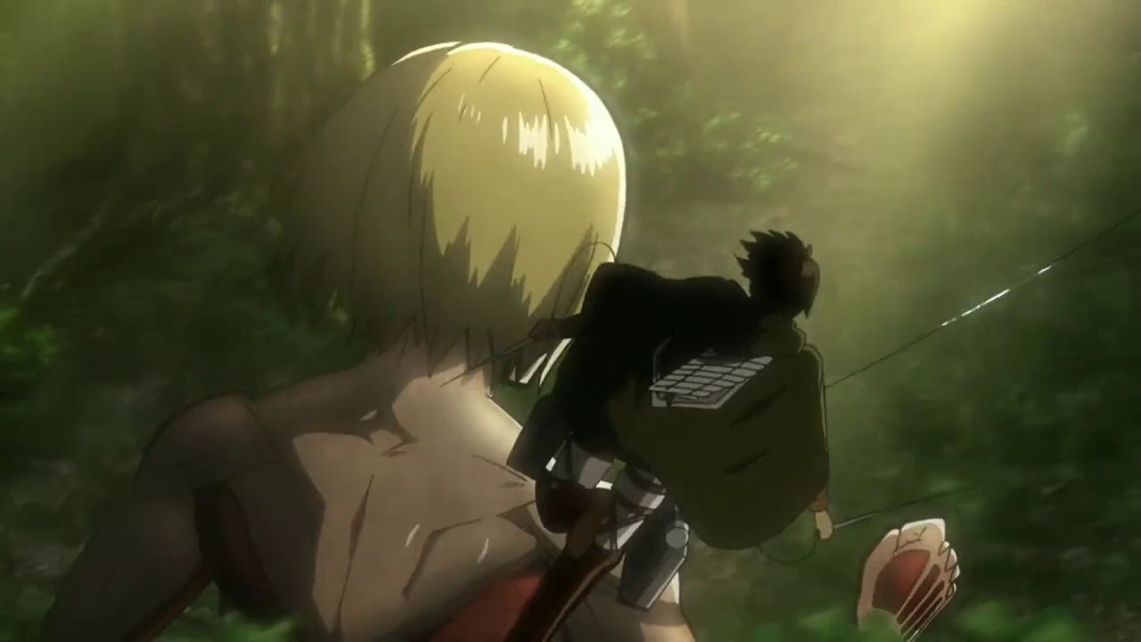 Mikasa Levi vs Female Titan  -「AMV」