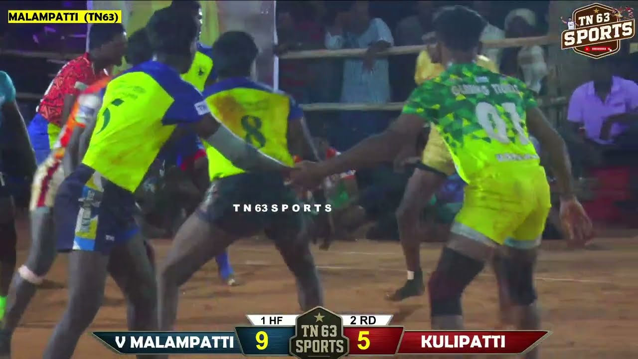RD-2|V MALAMPATTI vs KULIPATTI|MALAMPATTI KABADDI TOURANMENT-2025