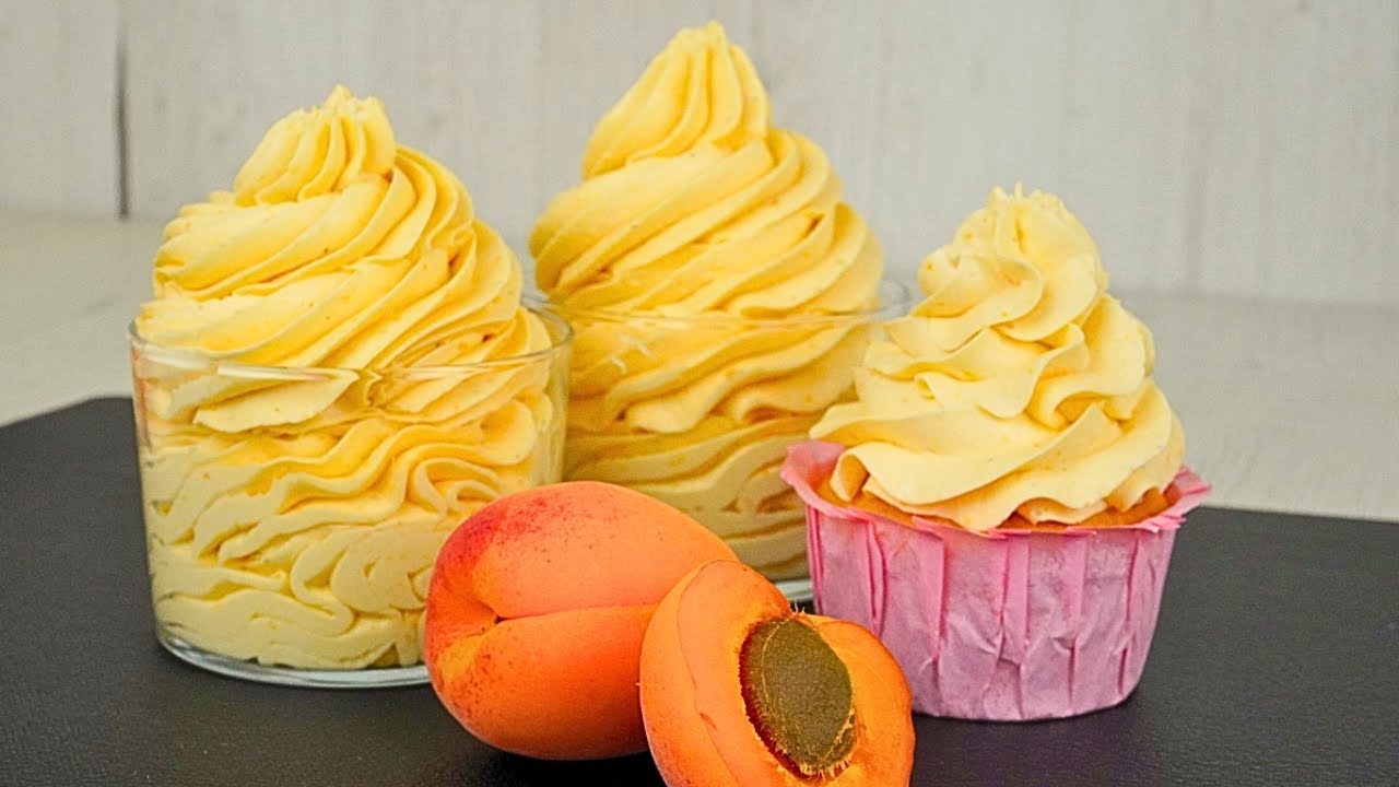 Экстратвердый крем из абрикосов с миндальным молоком Легкий и полезный десерт