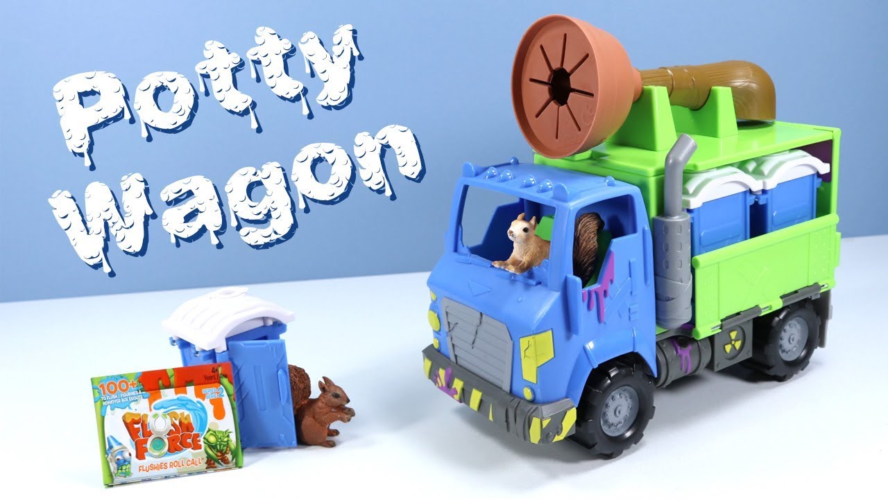 Flush Force Series 2 Potty Wagon Toy Playset Review Spin Master