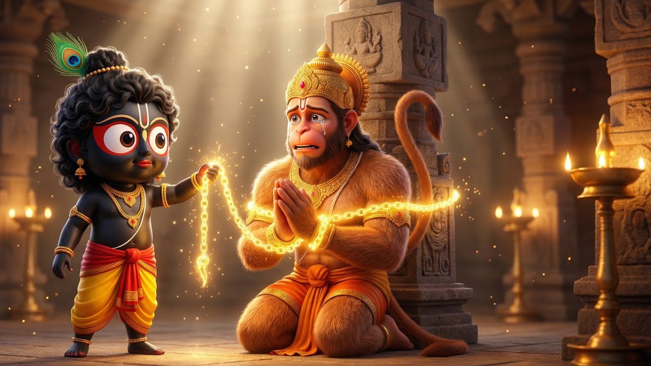 జగన్నాథుడు హనుమంతుడిని ఎందుకు బంగారు సంకెళ్లతో బంధించాడు Why Did Lord Jagannath Bind Devotee Hanuman