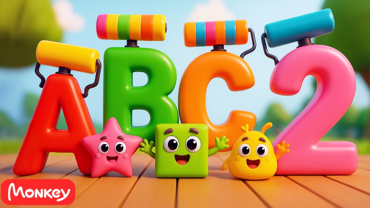 Toddlers Preschool Learning Activities ️🎉 Learn ABC Phonics Shapes Numbers Colors ️🎈 Monkey Junior