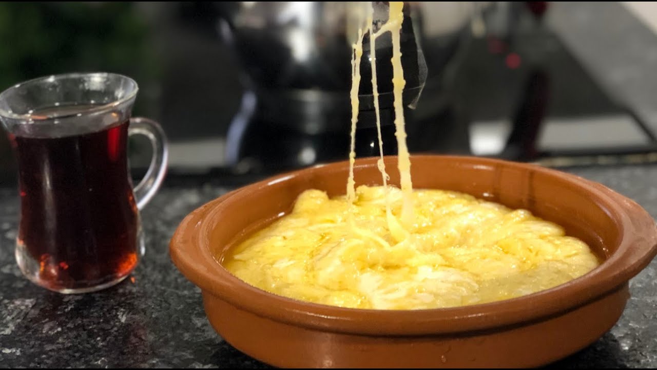 Reteta de KUYMAK 👍sau MUHLAMA- mamaliga cu branza