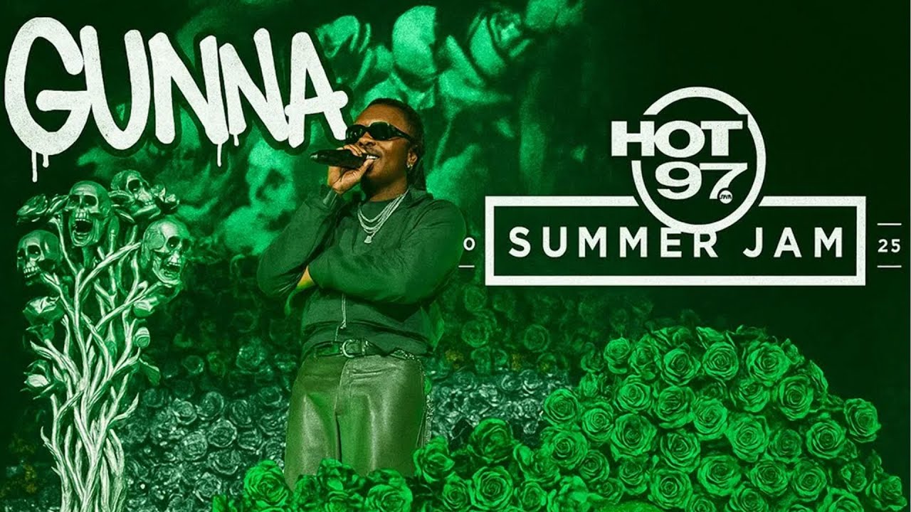 Gunna keeps it player on the Summer Jam stage