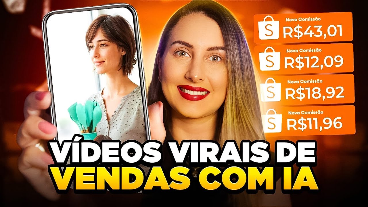 🔥MÉTODO INÉDITO! Venda MUITO como AFILIADO SHOPEE com Vídeos VIRAIS de IA simples e RÁPIDO