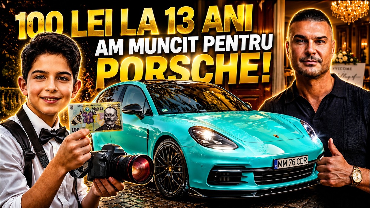 Și-a luat Porsche din APARATE!