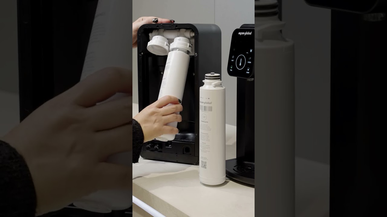 Filter wechseln bei Flexibel und Mini Touch Aqua-Global #germany #wasser #wasserbar #wasserfilter