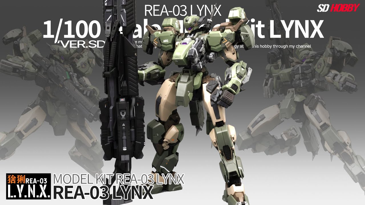 lue Whale Model x Sunday Hobby REA-03 LYNX ASMR BUILD