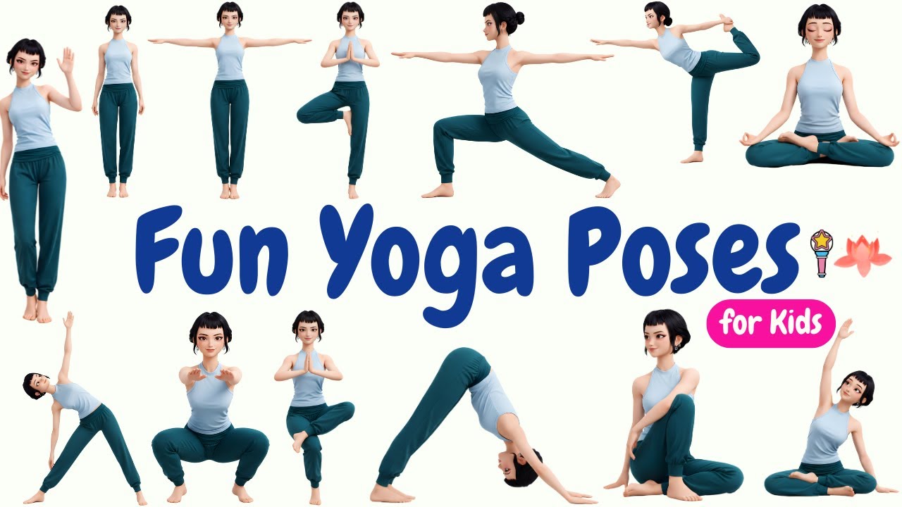 Fun Yoga Poses for Kids | Improve Flexibility & Stay Happy 🌻