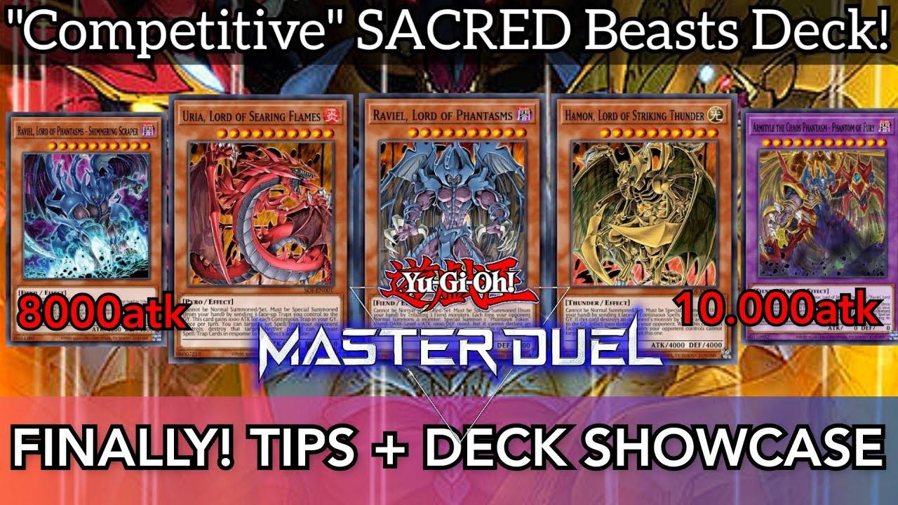 FINALLY! SACRED BEASTS are GOOD in MASTER DUEL? PURE Build + How to Combo! [Yu-Gi-Oh! Master Duel]