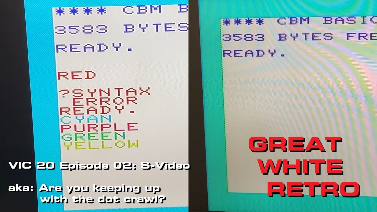 VIC 20 Restoration Episode 02: S-Video (Re-Upload)