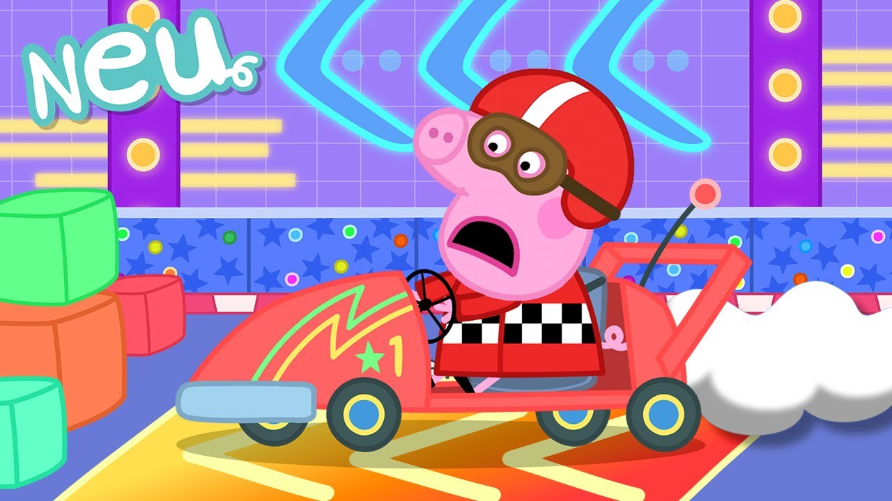 Peppa-Wutz-Geschichten 🏁 Rennautos 🏎️ Videos für Kinder
