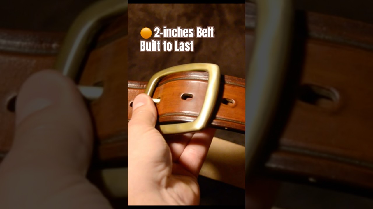 🪀 Western-Style Leather Belt Built to Last