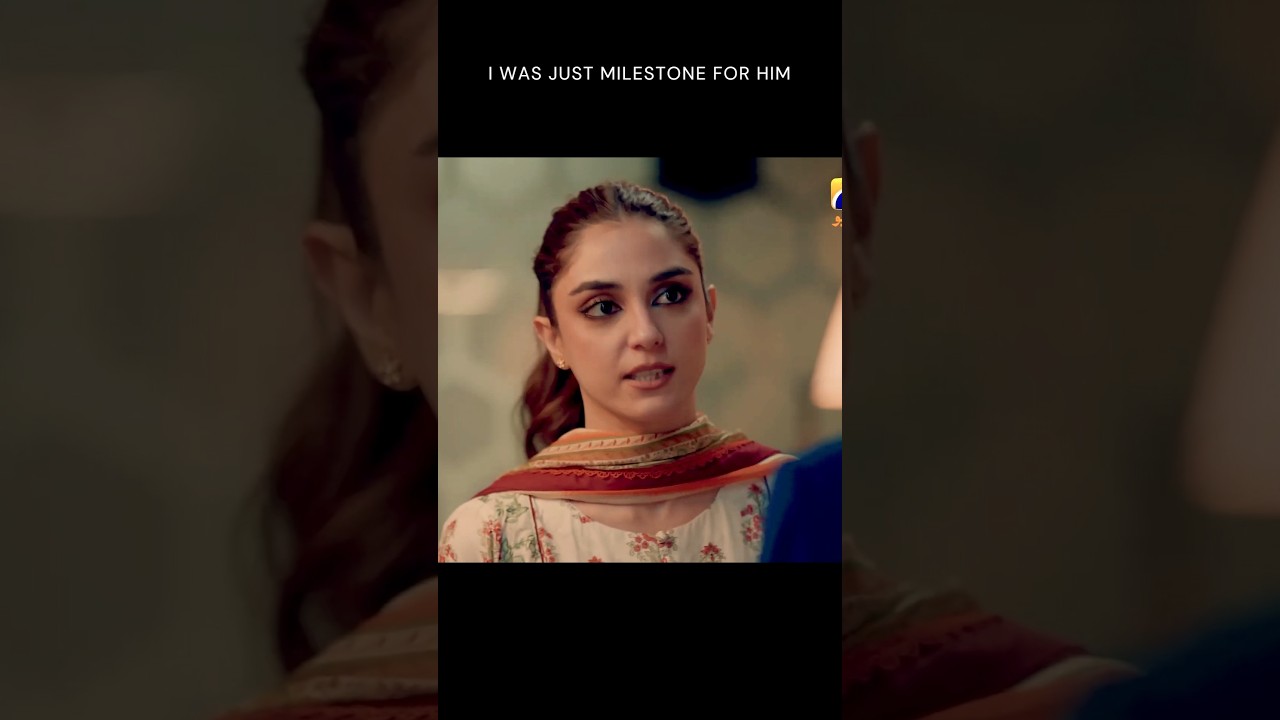 I was Just Milestone for Him 😢💔 | SUNN MERE DIL EP 22 | #wahajali #mayaali #hiramani #shorts