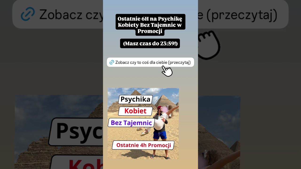 Ostatnie 6H na Psychikę Kobiety Bez Tajemnic w Promocji (Masz czas do 