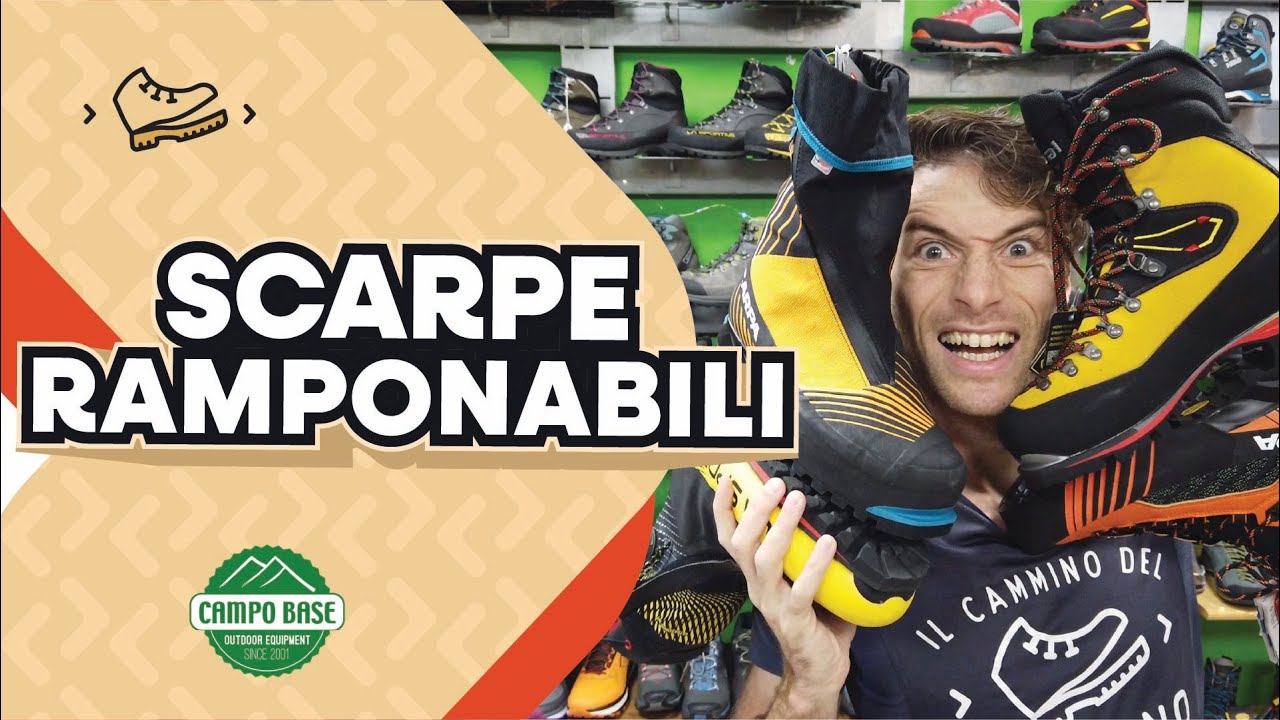 Scarponi ramponabili e semiramponabili