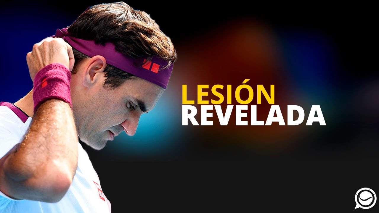 ESTA ES LA LESIÓN QUE TIENE ROGER FEDERER