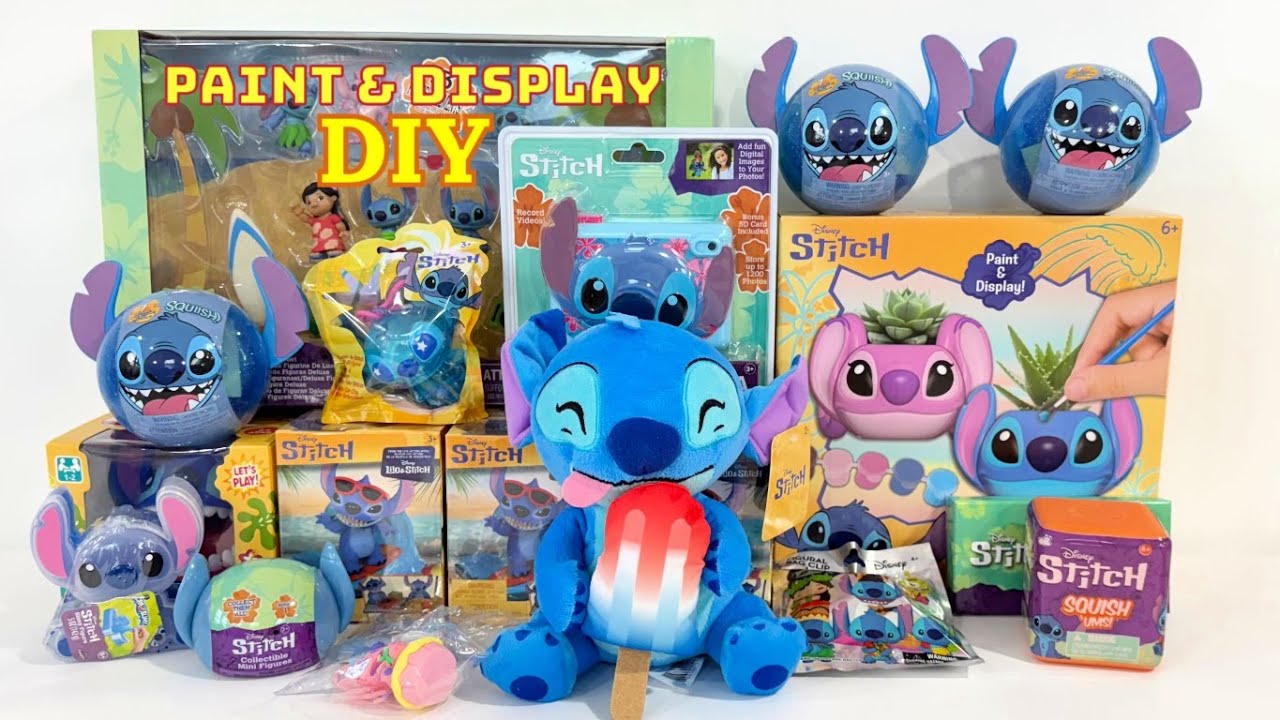 ASMR 20+ Minutes LILO & STITCH  Oddly Satisfying Unboxing Toy Surprises!! No Talking Video