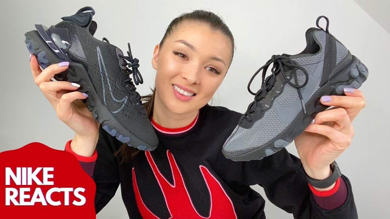 Nike React Element 55 SE против Nike React Vision | Распаковка, обзор и обзор на ногах