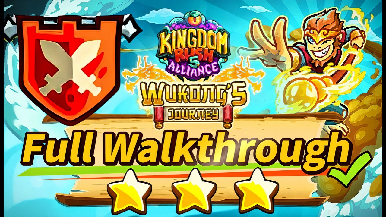 【Wukong's Journey DLC impossible 3 Stars】Full Walkthrough Kingdom Rush 5 Alliance 王國保衛戰5 大聖遊記 戰役模式通關