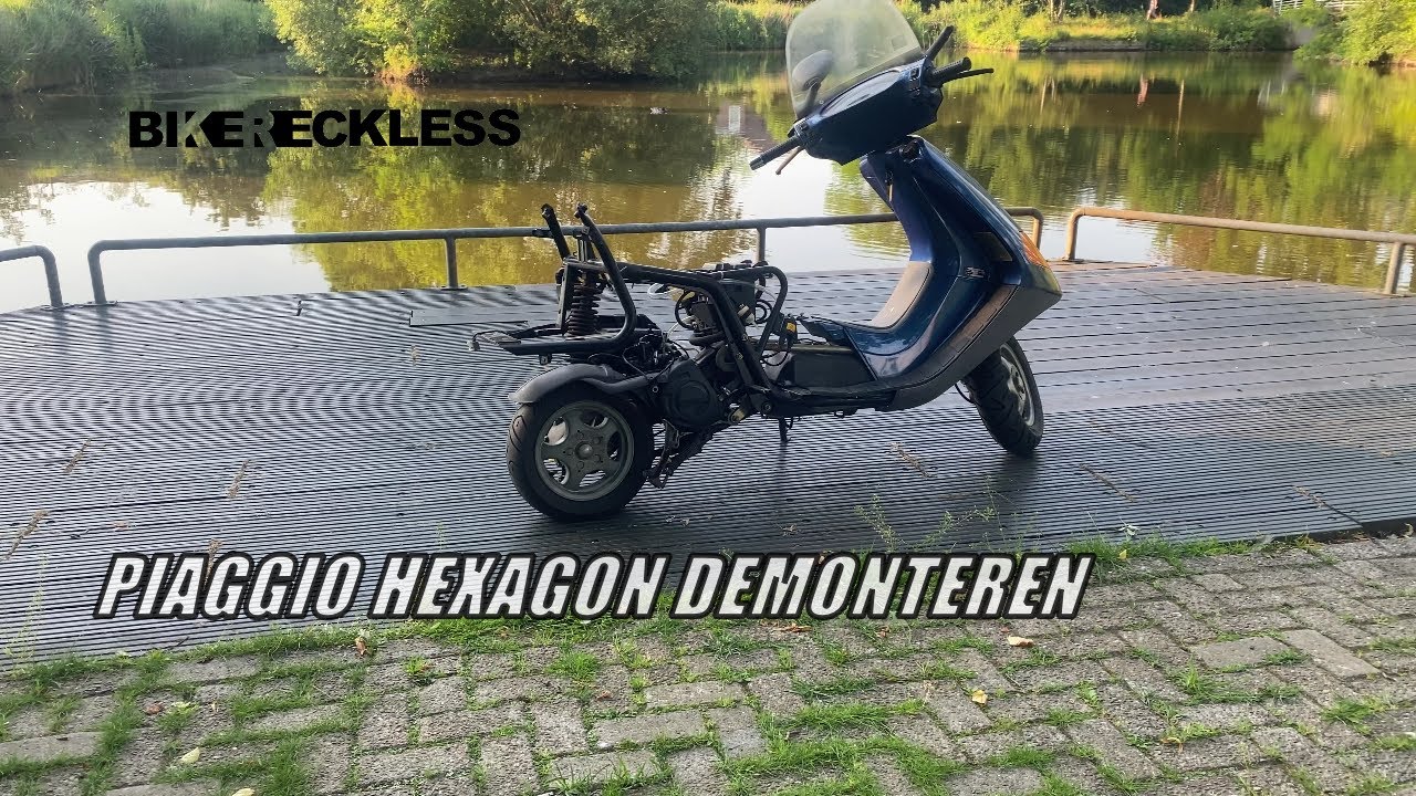 PIAGGIO HEXAGON DEMONTEREN!