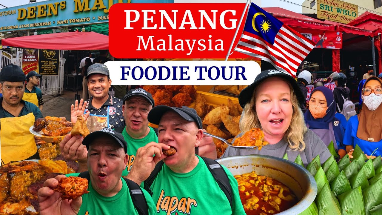 OH WOW! 😋This food is incredible! ❤️🇲🇾 Georgetown, Penang, Malaysia 🇲🇾