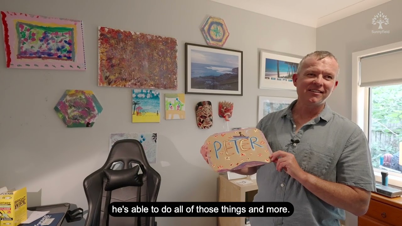 Peter's journey to grow and belong with Sunnyfield