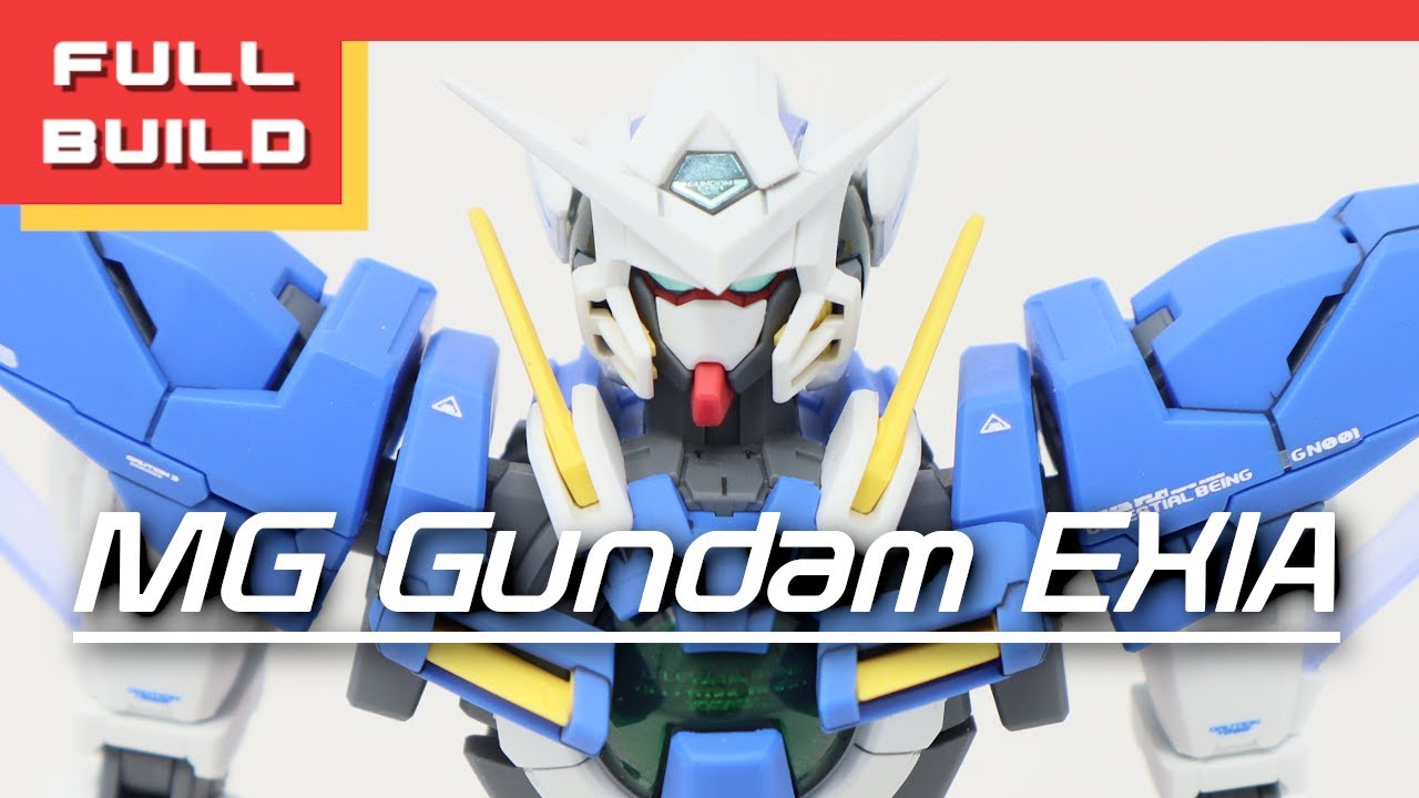MG Gundam Exia | Time Lapsed FULL BUILD | UNBOXING |
