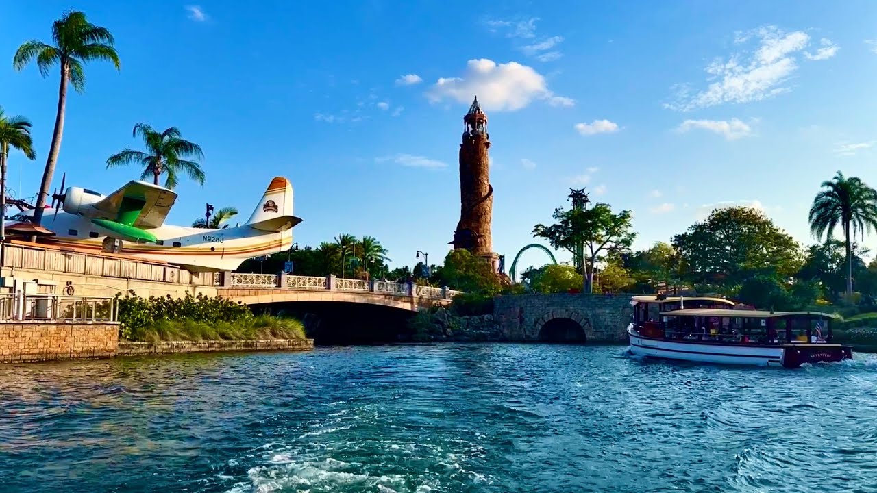 Water Taxi From Sapphire Falls To Universal City Walk Orlando