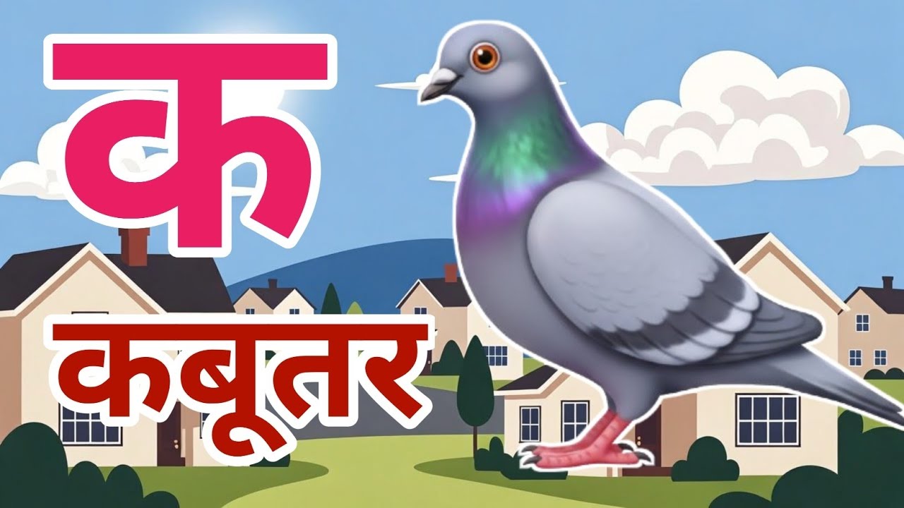 k se kabutar | ka se kabutar | क से कबूतर | कखगघ